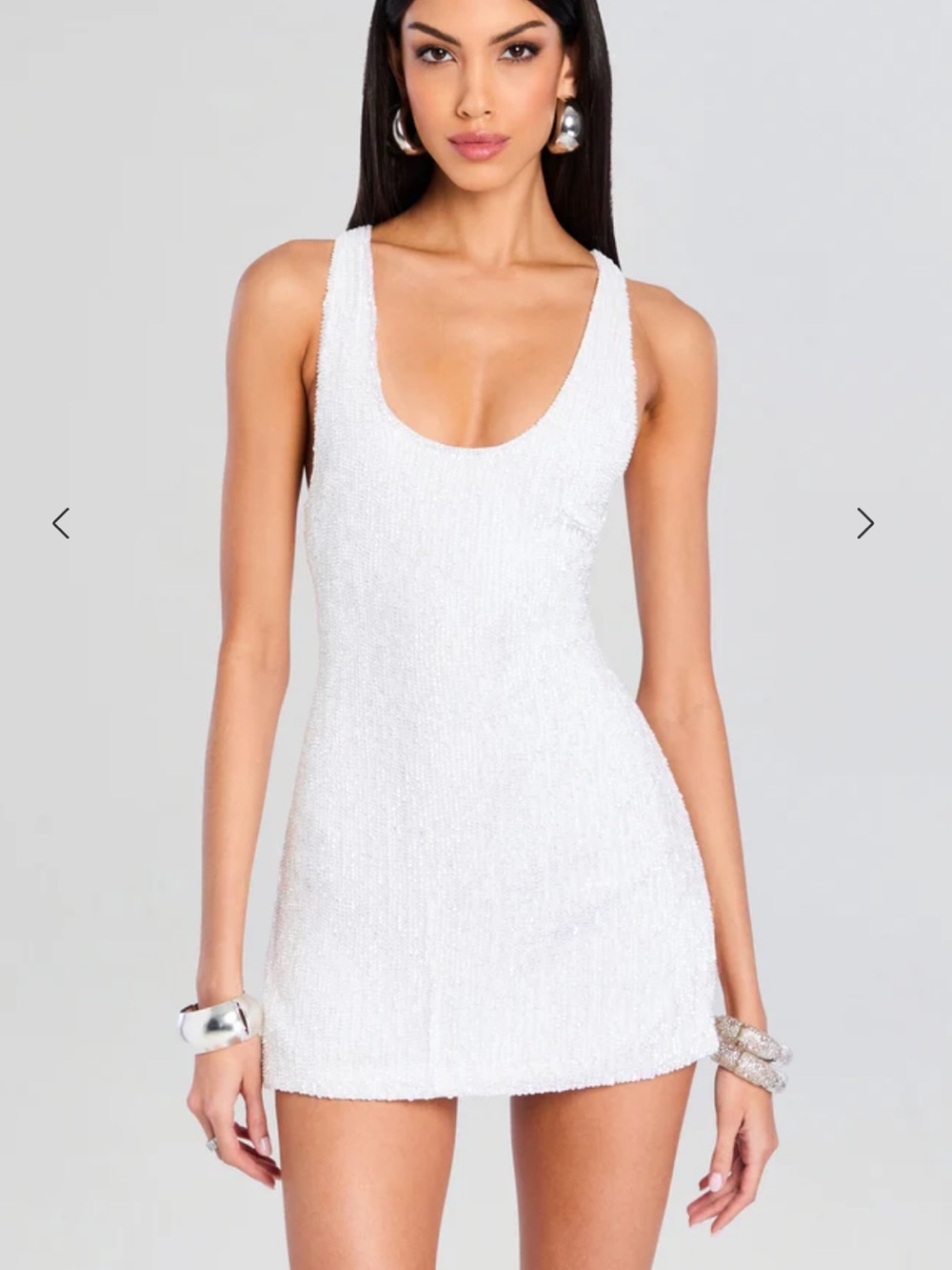 Retrofete Cydney White Mini Dress